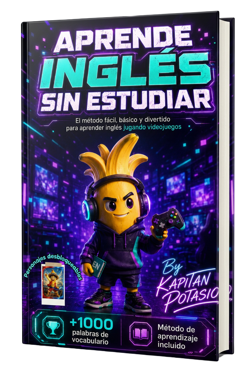 Kapitan Potasio — banana gamer con audífonos y control